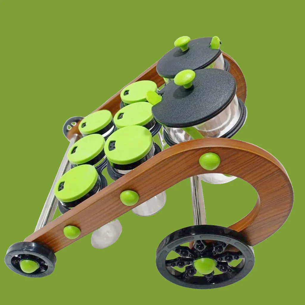 Rajwadi Spice Jar Stand and holder for supporting jars, bottles etc. including all kitchen purposes.