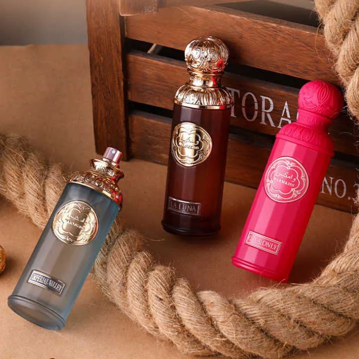 Royal Style Luxurious Women's Perfume Original Glass Bottle Material Parfum with Fragrant Mist for Ladies عطر نسائي فاخر على الطراز الملكي، زجاجة زجاجية أصلية، عطر مع رذاذ عطري للسيدات