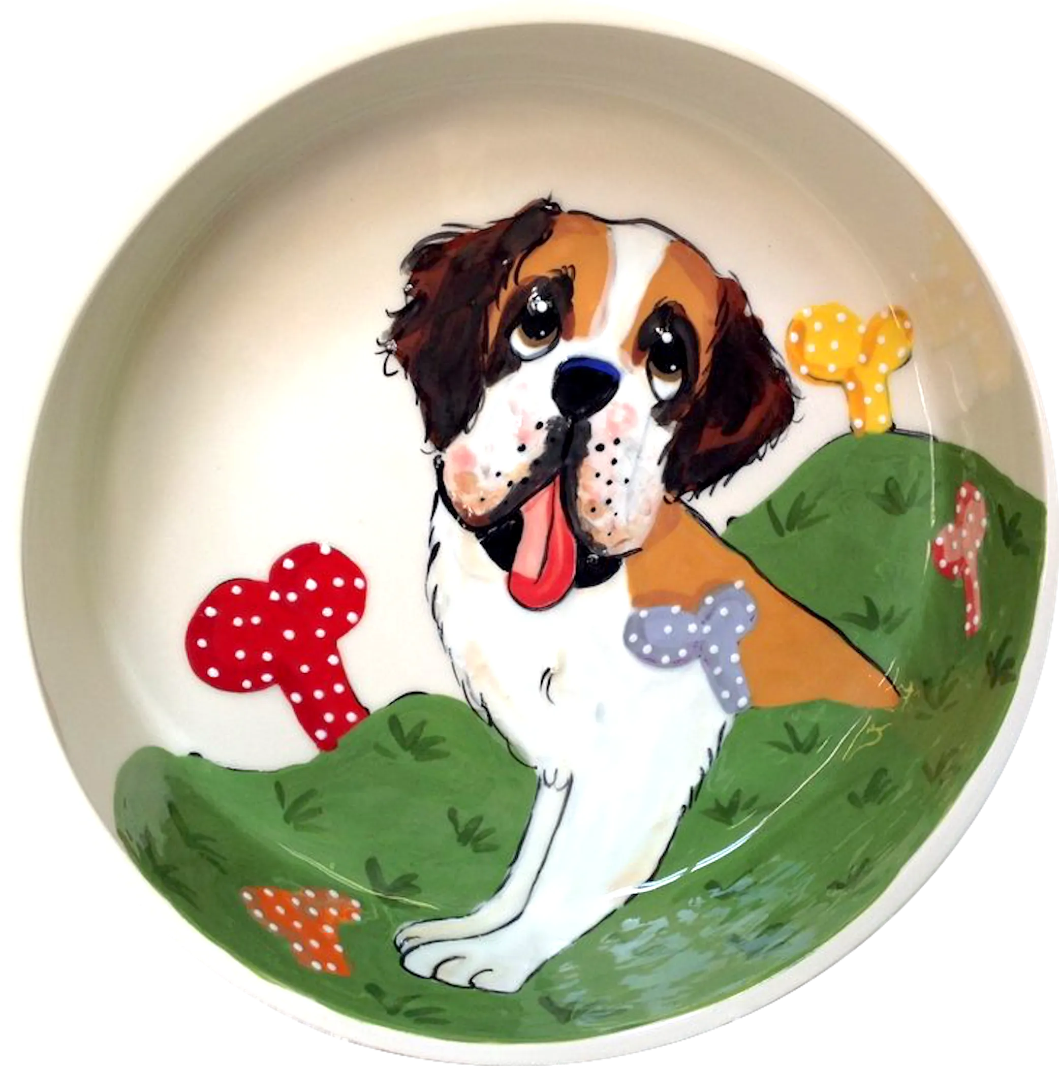 Saint Bernard Dog Bowl