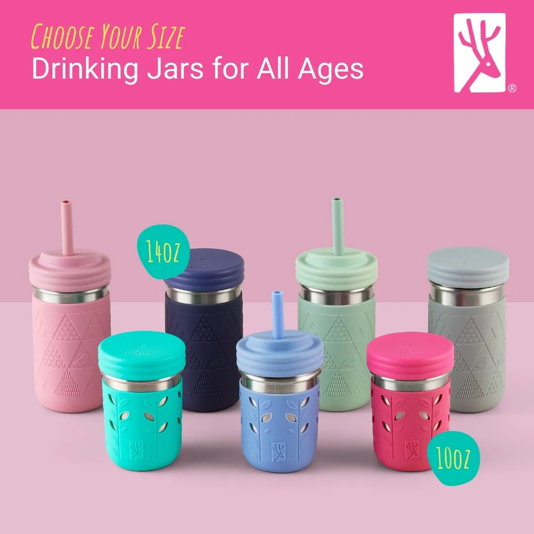 Stainless Steel 14oz Drinking Tumblers   Food Storage (Green/Orange/Blue/Yellow)