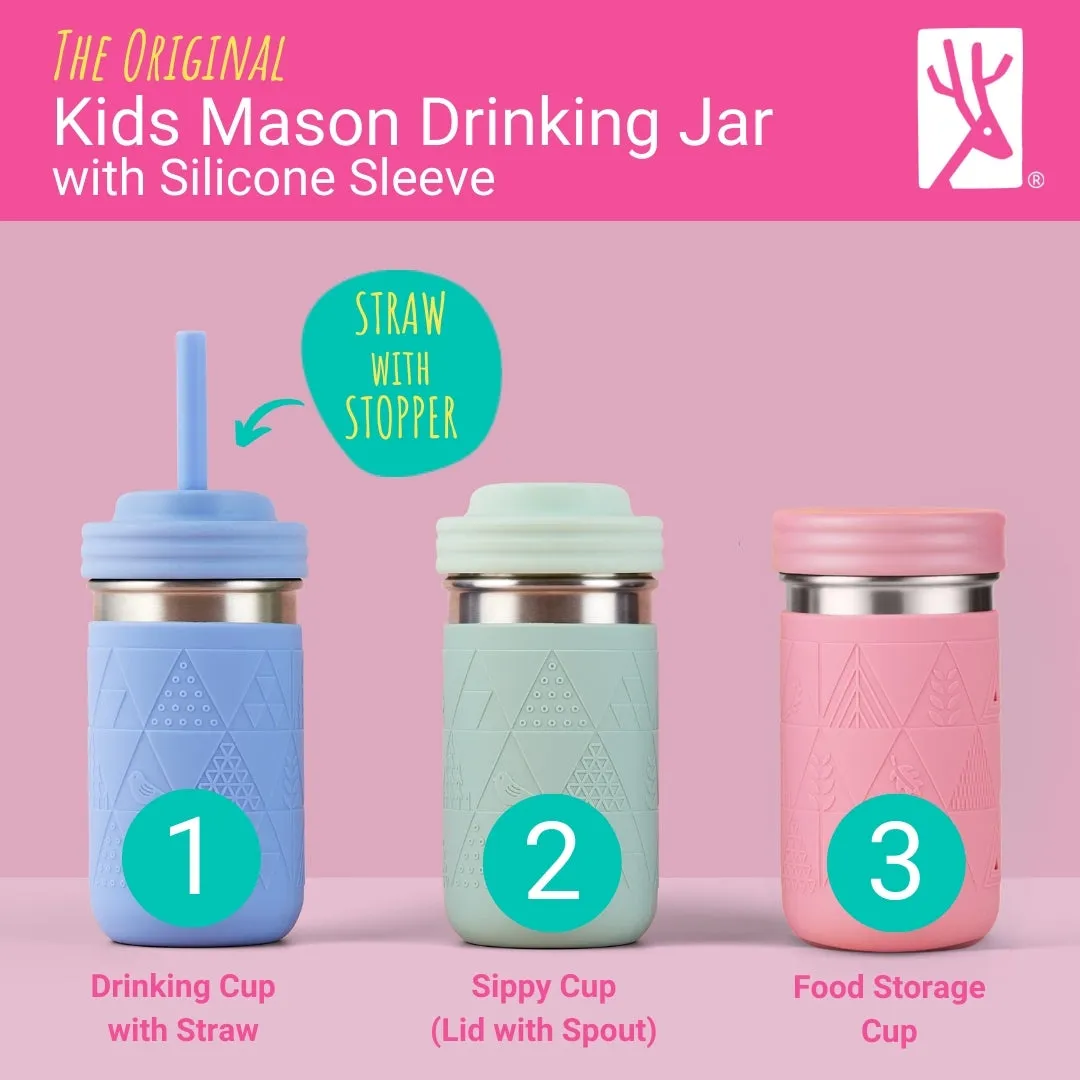 Stainless Steel 14oz Drinking Tumblers   Food Storage (Sage/Misty Blue/Gray/Navy)