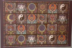 Steal Your Face - 3D Tapestry - 24 Skulls