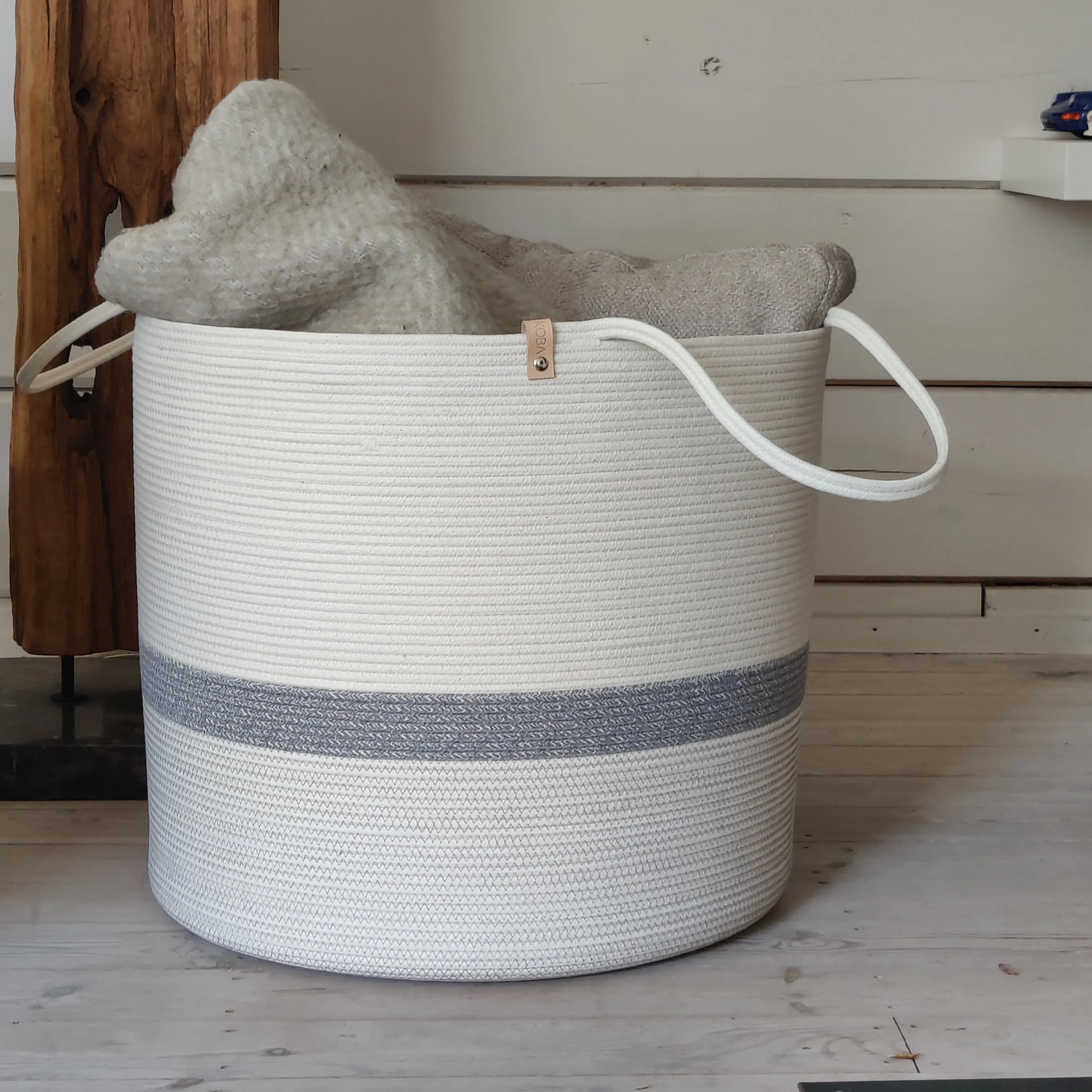 Storage basket High Pastel Grey