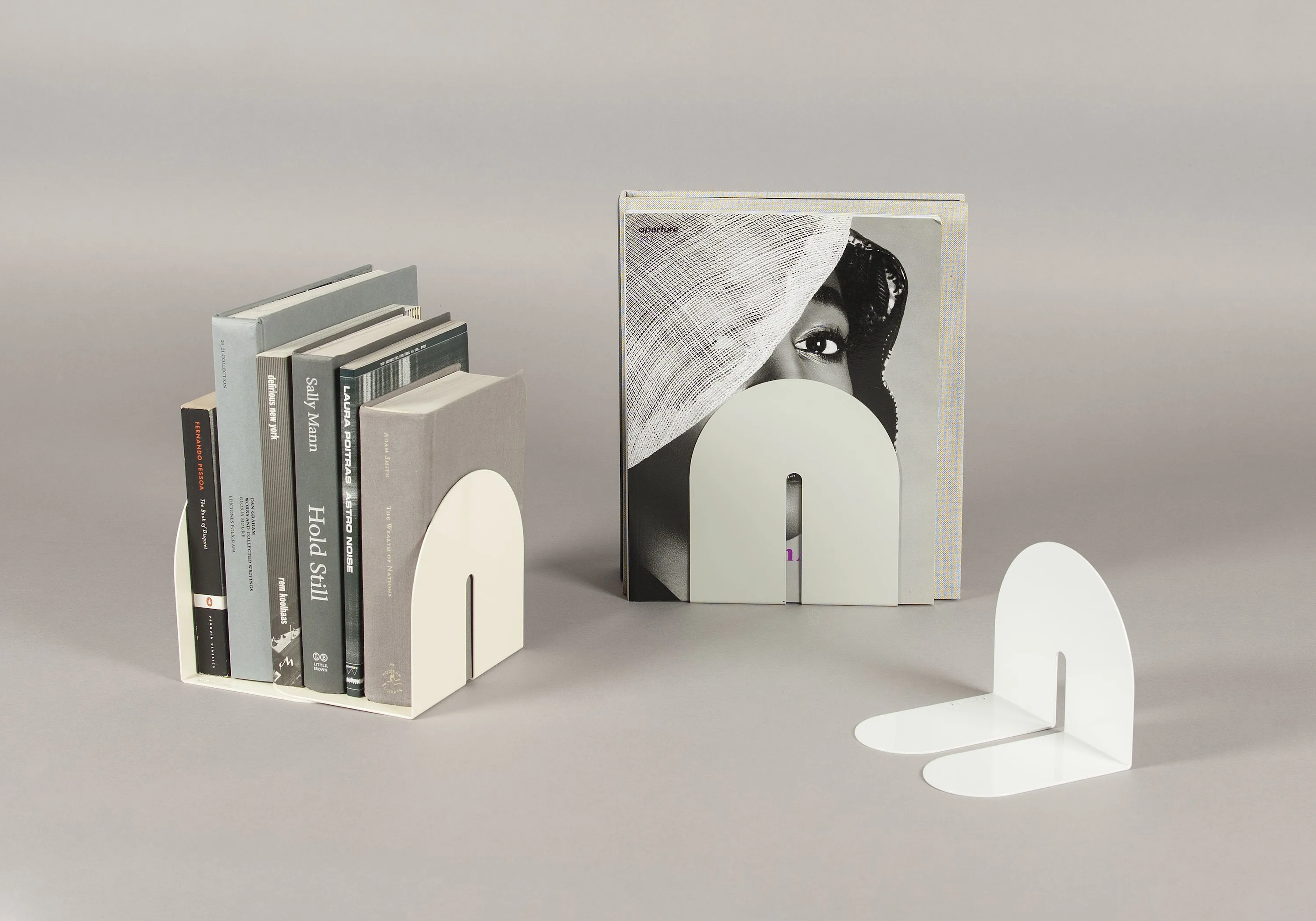 Super White Bookend, Small