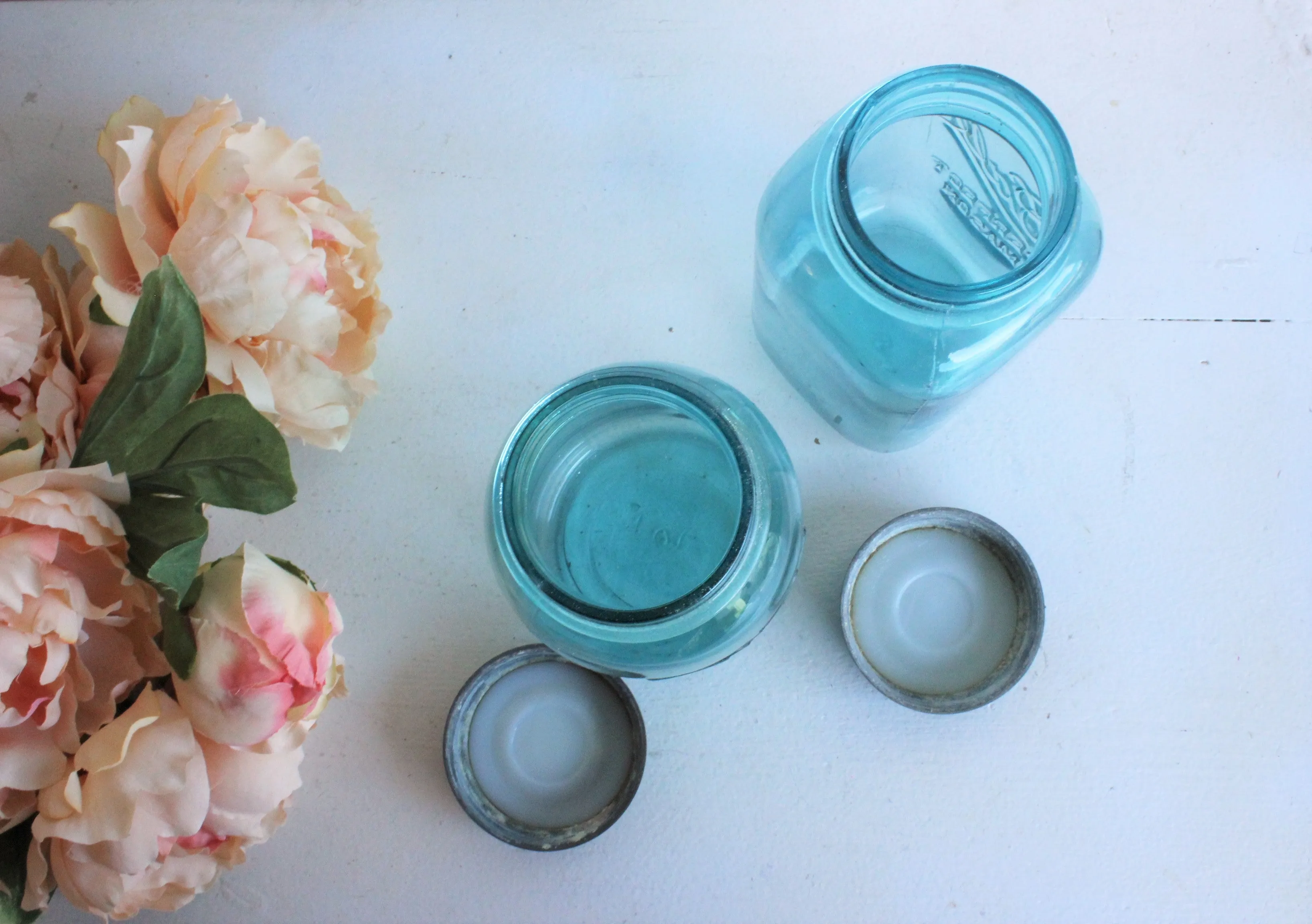 Vintage 1930s and 1940s Ball Mason Jars