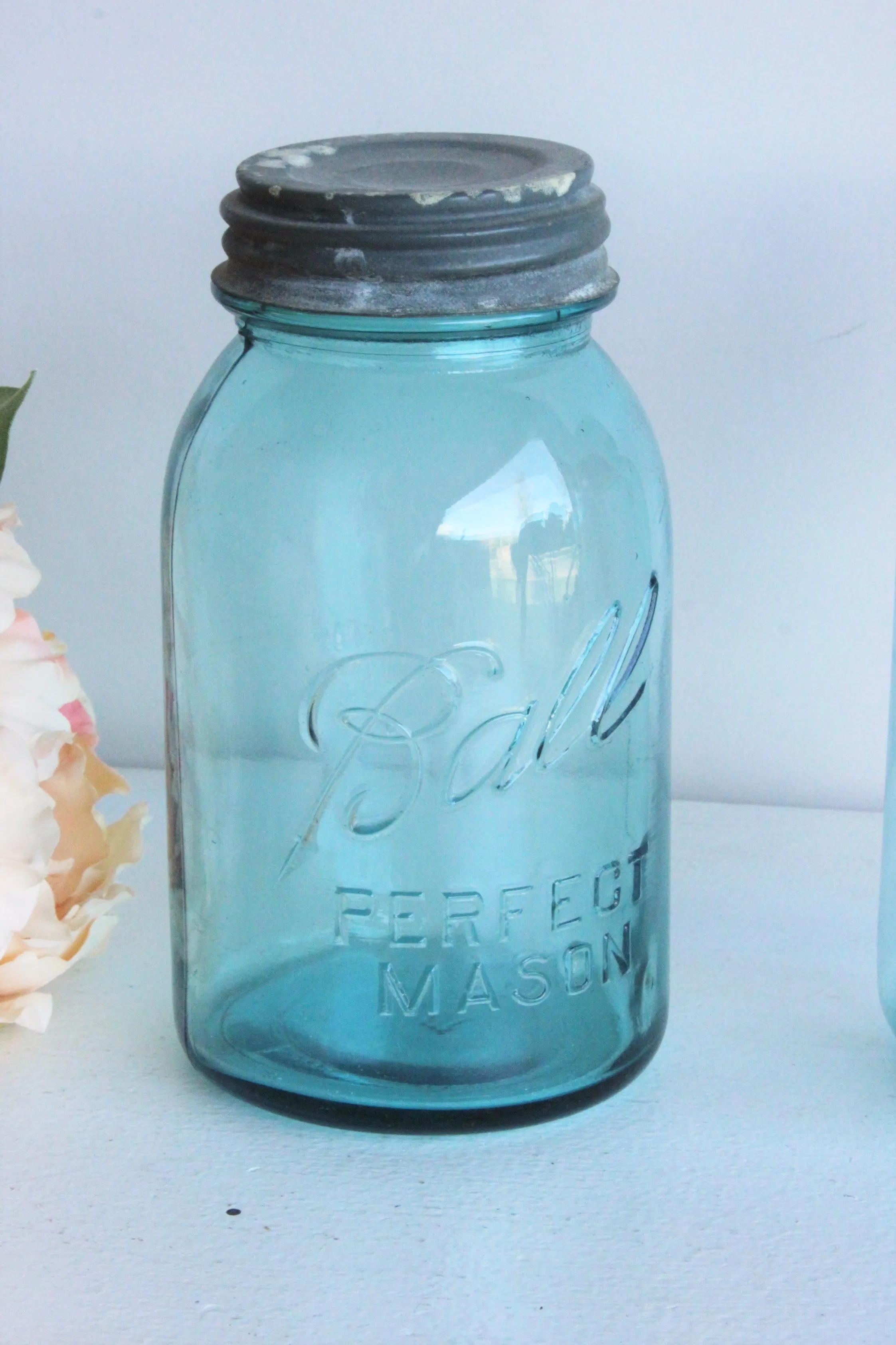 Vintage 1930s and 1940s Ball Mason Jars