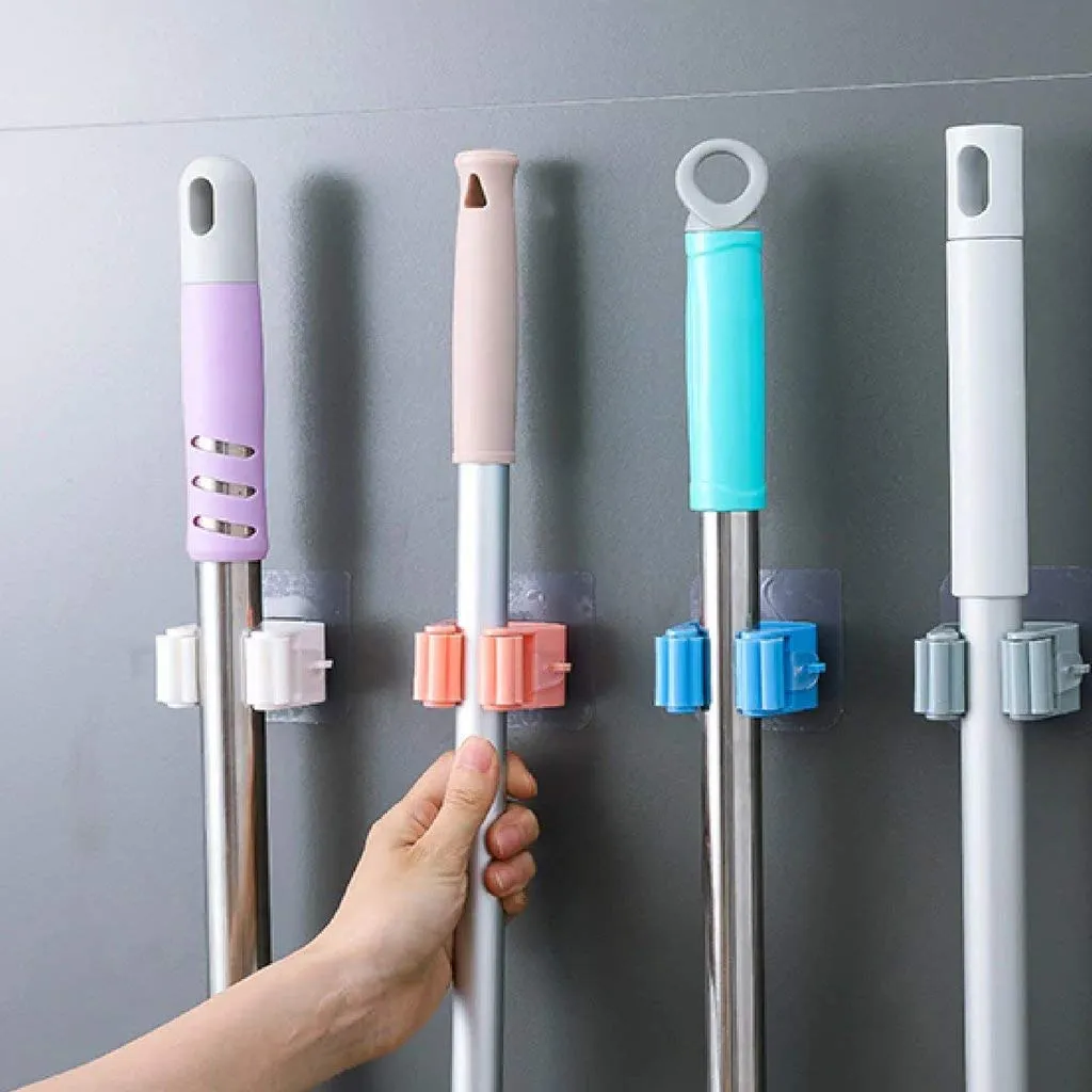 Wall Mounted Bathroom Mop Hooks