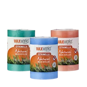 Waxworks Pillar Candle 10cm
