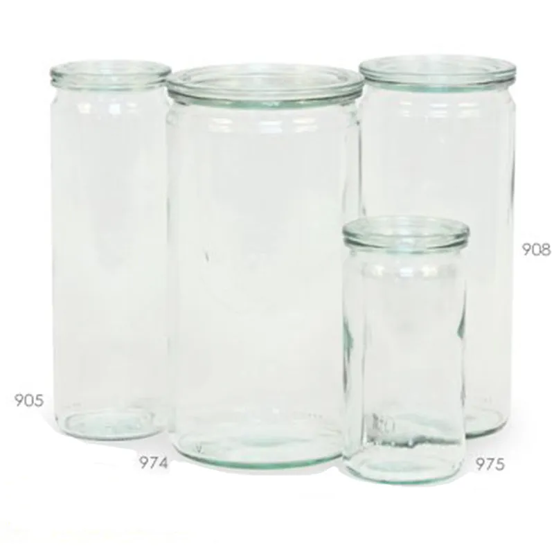 Weck Cylinder Jar - 6 sizes ( 2 NEW)