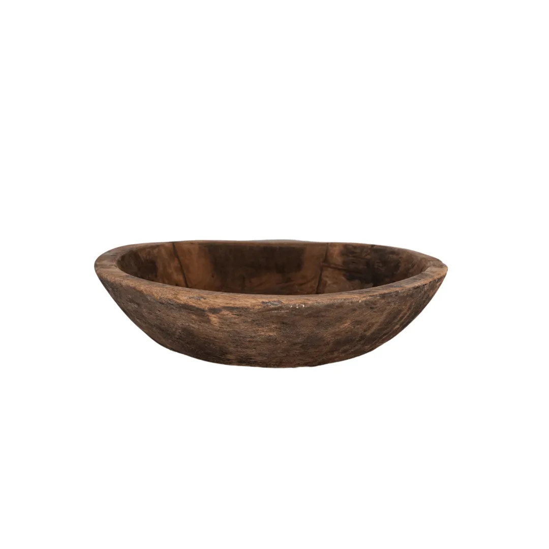 Wooden Vintage Bowl | 50cm