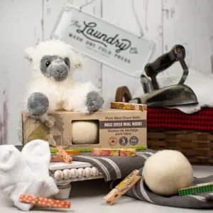 Wool Dryer Balls Barn Box - White